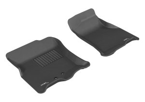 Lincoln Navigator Floor Mats - Front - 3D MAXpider - KAGU Series - Black - `11-`17